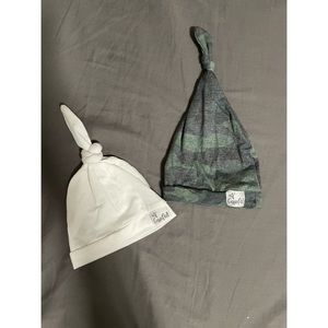 Copper Pearl Top Knot Hats